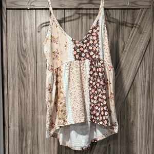 Love U Dear Babydoll Top with High Low